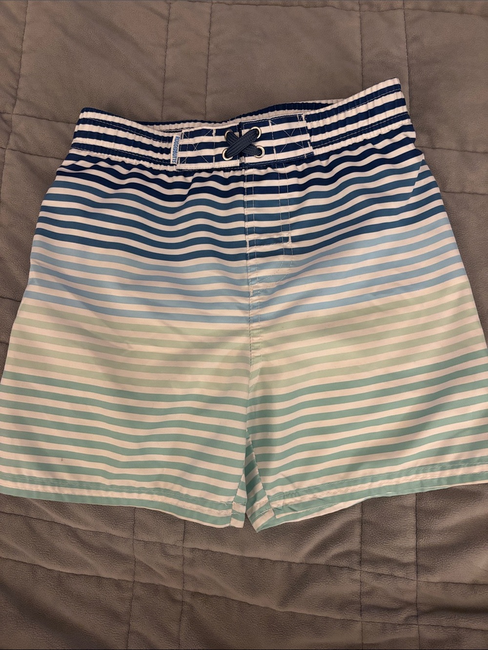 Rugged Butts Striped Swim Shorts size 6